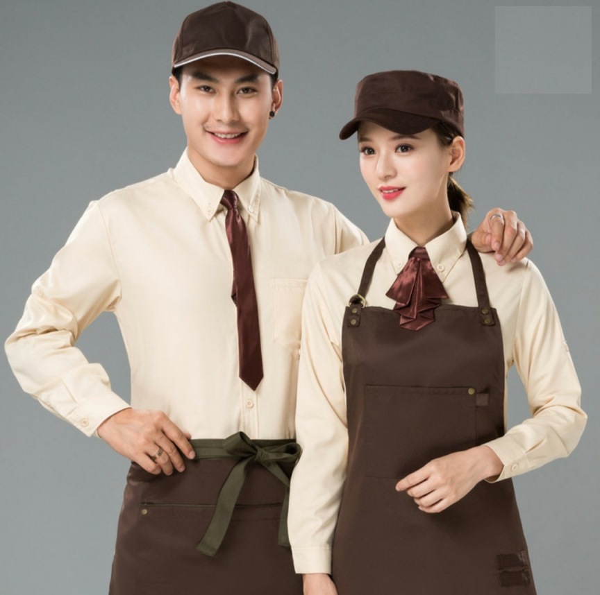 Đồng phục quán cafe nhân viên nam nữ