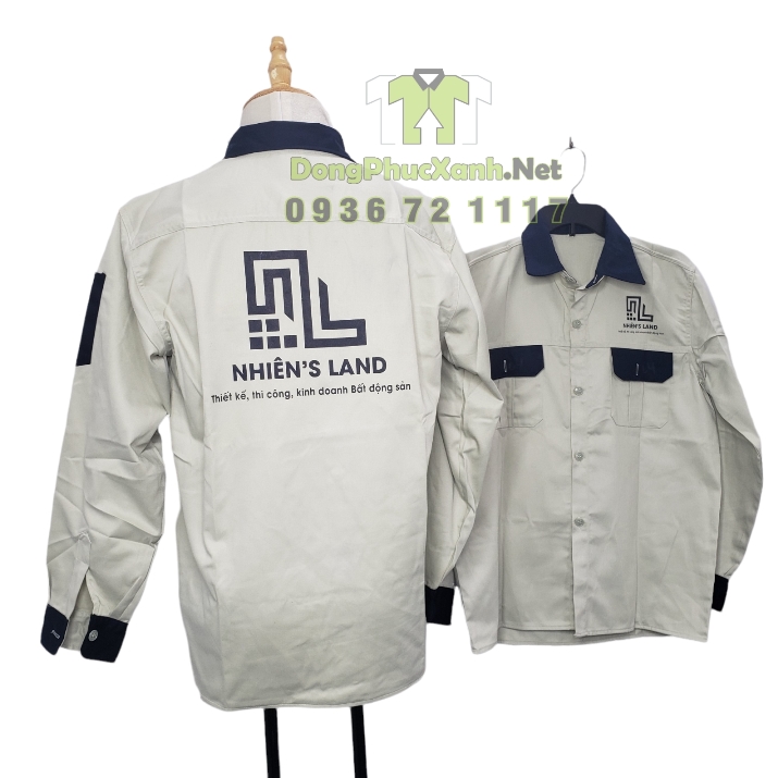 Mẫu áo bảo hộ lao động đồng phục ngành xây dựng