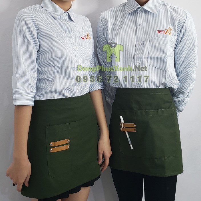 đồng phục áo sơ mi cho nhân viên phục vụ nhà hàng