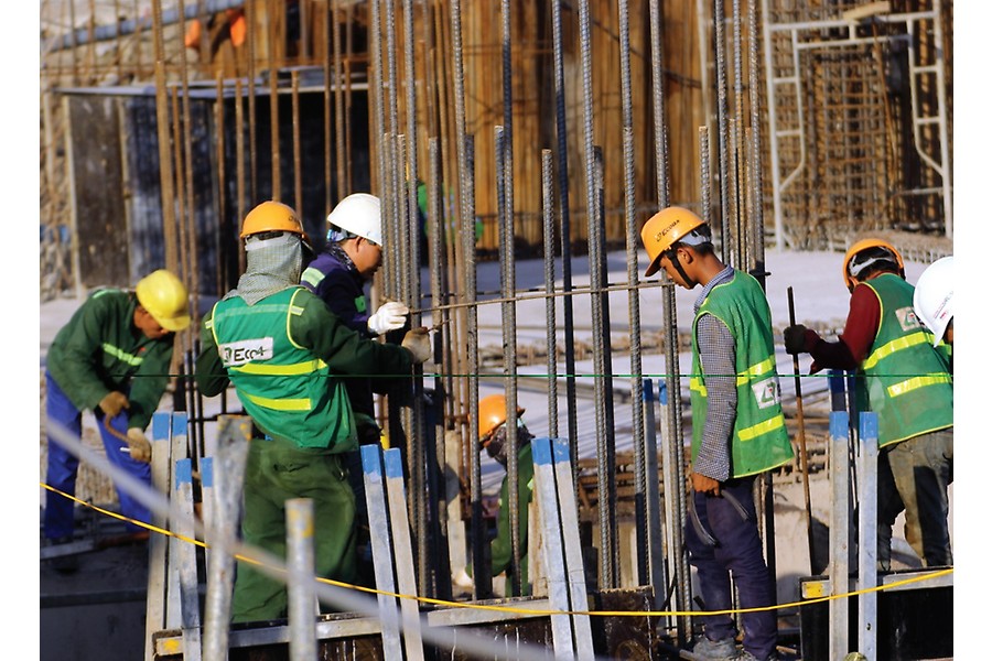 áo lưới phản quang cho công nhân xây dựng