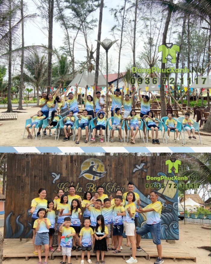 Mẫu áo thun teambuilding đi biển đẹp