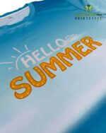 Áo đội - nhóm thiết kế theo chủ đề bãi biển in Hello Summer