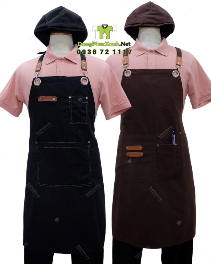 Bộ đồng phục quán trà sữa phong cách dễ thương và tươi trẻ, áo thun đồng phục màu hồng tươi tắn dành cho nhân viên.