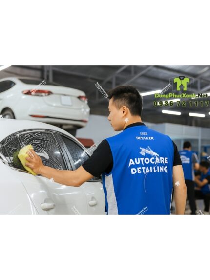 đồng phục áo gile gió vải dù phối lưới