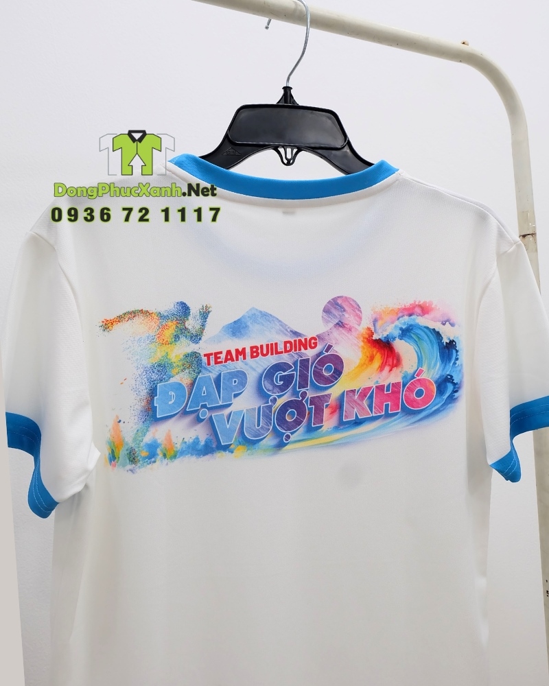 Áo thun team building in logo In Home. Áo thun team building thiết kế trẻ trung, in logo In Home.