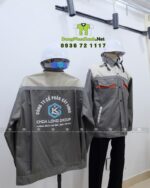 Áo bảo hộ lao động vải pangrim in logo Khoa Long Group