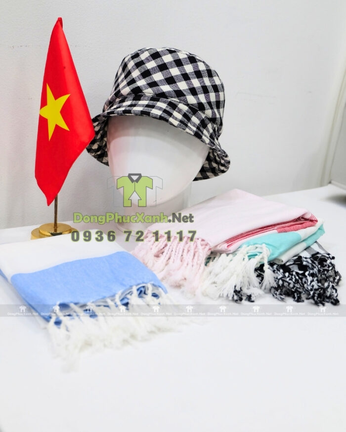khăn rằn nam bộ đẹp dệt bền chất liệu cotton mềm kích thước tiêu chuẩn