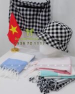 khăn rằn nam bộ đẹp dệt bền chất liệu cotton mềm kích thước tiêu chuẩn