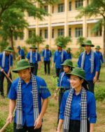 Khăn rằn Nam Bộ truyền thống chất cottton 100 mềm