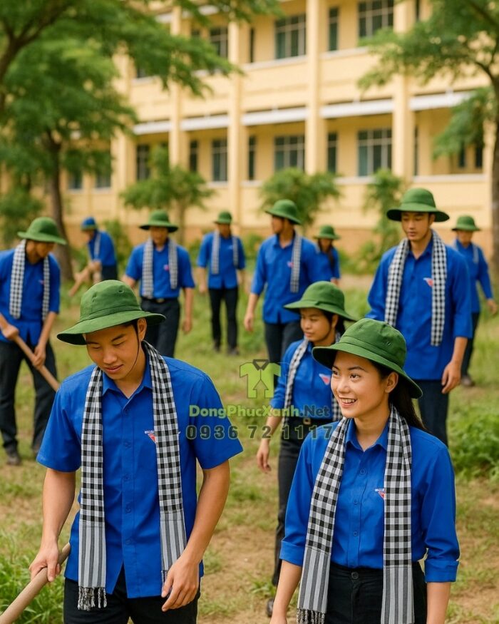 Khăn rằn Nam Bộ truyền thống chất cottton 100 mềm