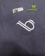 Tạp dề tiệm nails vải denim jean thêu logo Bella Beauty