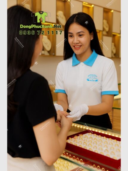 Áo thun cổ trụ đồng phục KOD cotton cao cấp, co giãn bốn chiều