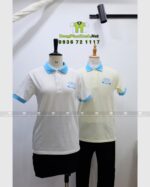 Áo thun cổ trụ đồng phục KOD cotton cao cấp, co giãn bốn chiều