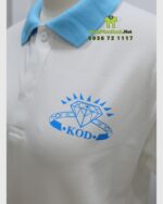 Áo thun cổ trụ đồng phục KOD cotton cao cấp, co giãn bốn chiều