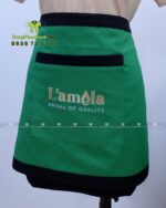 Áo thun đồng phục L’amela kết hợp tạp dề đồng phục và mũ nón đồng phục