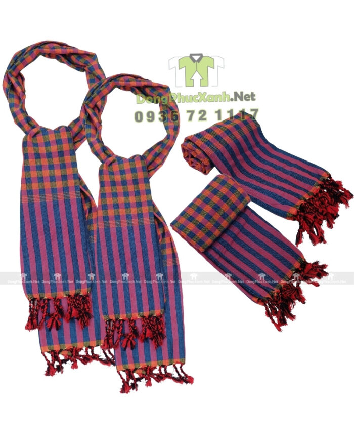 Khăn rằn nam bộ chất cotton mềm kích thước lớn
