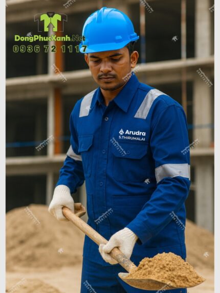 Đồng phục bảo hộ lao động Arudra chất liệu kaki Thành Công bền chắc
