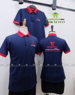 Áo thun đồng phục công ty Kokoda vải cá sấu poly thái thêu logo chuyên nghiệp