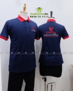 Áo thun đồng phục công ty Kokoda vải cá sấu poly thái thêu logo chuyên nghiệp
