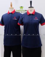 Áo thun đồng phục công ty Kokoda vải cá sấu poly thái thêu logo chuyên nghiệp