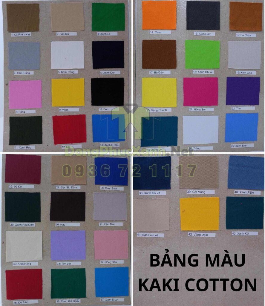 bang-mau-vai-kaki-cotton-100