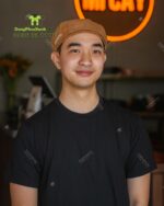 Mũ nón đồng phục vải kaki cotton màu nâu thêu logo Yagami