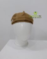Mũ nón đồng phục vải kaki cotton màu nâu thêu logo Yagami