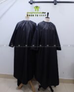 Áo Choàng Cắt Tóc Có Tay Màu Đen
