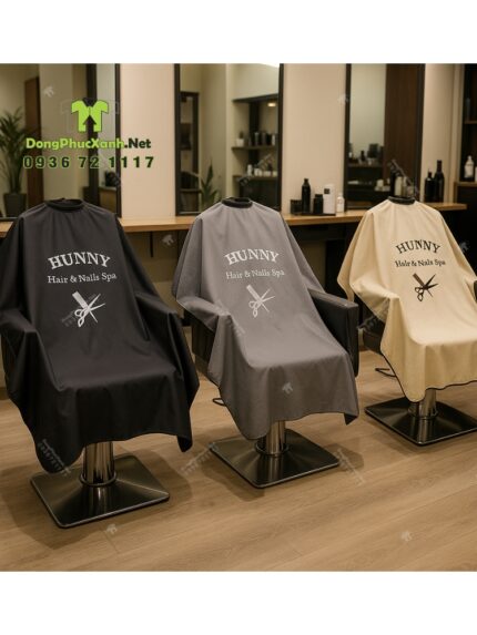 Mẫu Khăn Choàng Cắt Tóc In Logo Đẹp