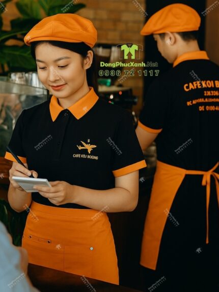 Đồng Phục Nhân Viên Phục Vụ Quán Cafe
