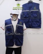 Áo Gile Kỹ Sư Bảo Hô Lao Động Thiết Kế Thông Minh