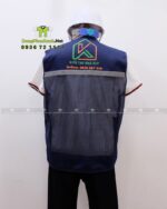 Áo Gile Kỹ Sư Vải Kaki 65/35 Phối Lưới Thoáng Mát