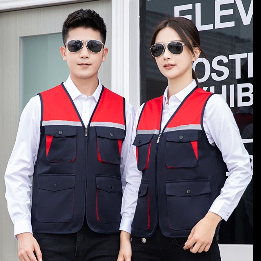 Áo gile dáng đẹp, nhiều túi đồng phục bảo vệ sự kiện chương trình