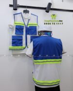 Áo Gile Kỹ Sư Được Trang Bị Thêm Các Viền Phản Quang Giúp Tăng Sự Chú Ý Trên Công Trường
