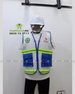 Áo Gile Bảo Hộ May Phản Quang Nổi Bật