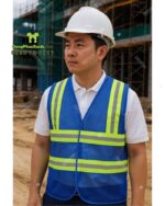 Áo Lưới Phản Quang Màu Xanh Bích Nổi Bật