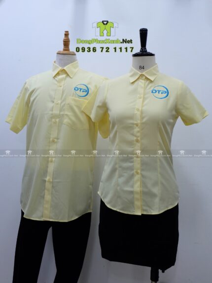 Áo Sơ Mi Đồng Phục Đầy Đủ Size Từ S Đến 4XL