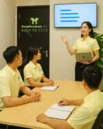 Áo Sơ Mi Đồng Phục Công Ty DTP Màu Vàng Kem Đẹp Mắt