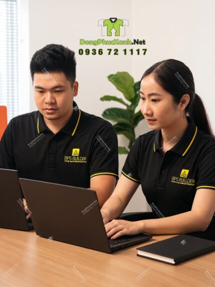 Áo Thun Đồng Phục Công Ty Màu Đen Sang Trọng
