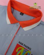 Cận Cảnh Cổ Trụ Cam Phối Viền Trắng Đẹp Mẳt