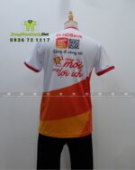 Mặt Sau Áo Thun Sự Kiện Công Ty HD Bank In Thông Tin Và Hình Ảnh Sắc Nét