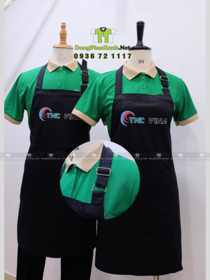 Bộ Đồng Phục Công Ty Gồm Áo Và Tạp Dề Chuyên Nghiệp