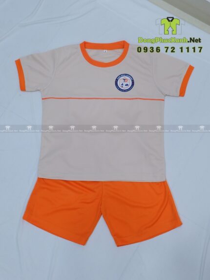 Bộ Đồng Phục Thể Dục Trường Mầm Non Thần Đồng Academy Mặt Trước