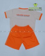 Bộ Đồng Phục Thể Dục Trường Mầm Non Thần Đồng Academy Mặt Sau