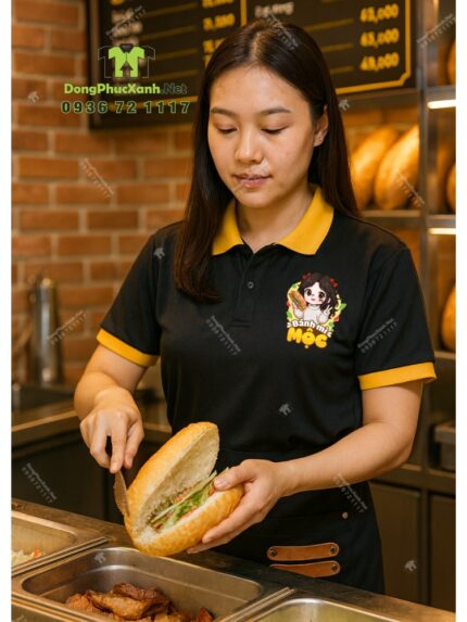 Áo Thun Nhân Viên Tiệm Bánh Mì Mộc