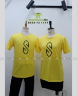 Áo Thun Đồng Phục Nhân Viên Màu Vàng