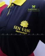 Áo Thun Đồng Phục In Logo Sen Vàng Mặt Trước