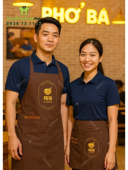 Bộ Đồng Phục Nhân Viên Phục Vụ Quán Phở Đẹp