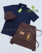 Bộ Đồng Phục Quán Ăn Kèm Tạp Dề Ngắn