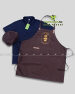 Bộ Đồng Phục Quán Ăn Kèm Tạp Dề Dài